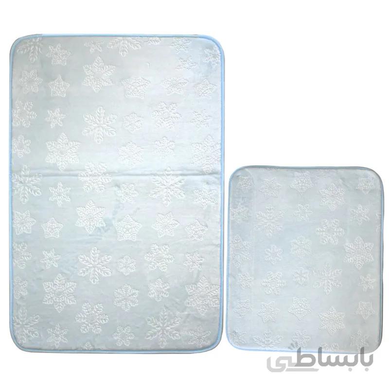 پادری هندی مدل H-09342 سایز 100x60 سانتی متر مجموعه 2 عددی