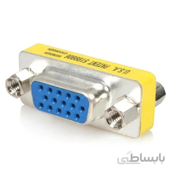 تبدیل برل دو سر مادگی V NET VGA TO VGA ADAPTER