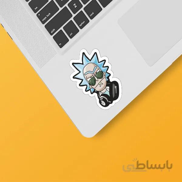 استیکر لپ تاپ طرح Rick08