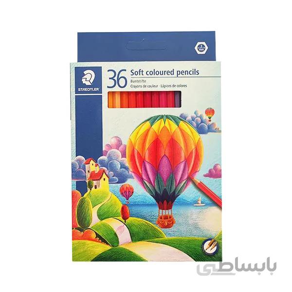 مداد رنگی 36 تایی مقوایی استدلر