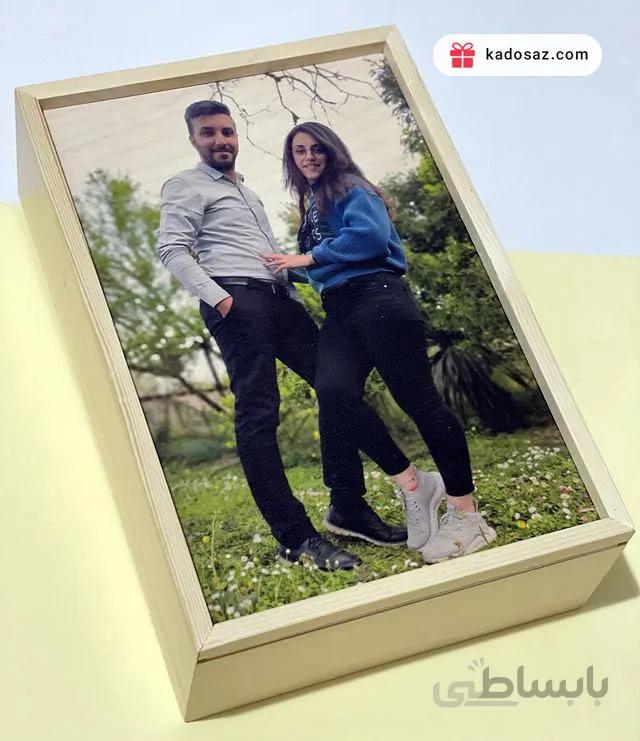 باکس چوبی هدیه - جعبه هدیه چوبی