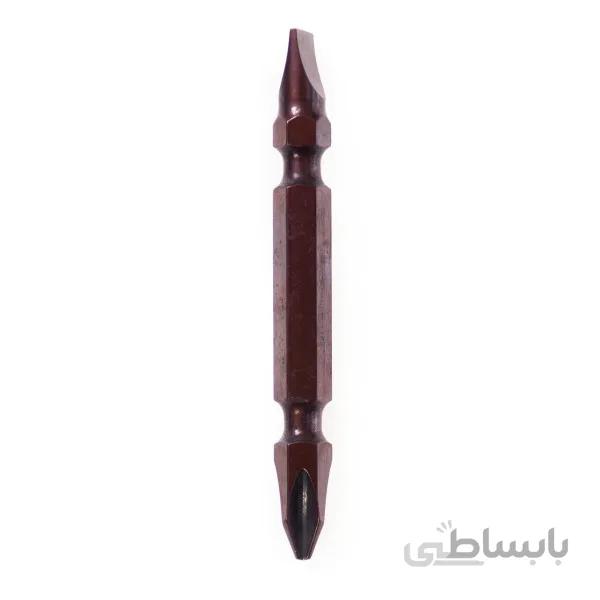 سر پیچ گوشتی یک سر چهارسو یک سر دوسو واستر مدل VB001 طول 6.5 سانتی متر