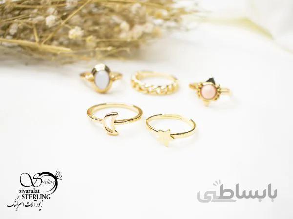 پک انگشتر زنانه کد 5597