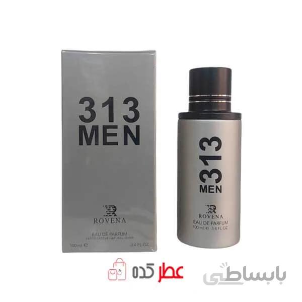 ادکلن مردانه روونا Rovena 313 men حجم 100 میل "کارولینا هررا 212 نقره ای"