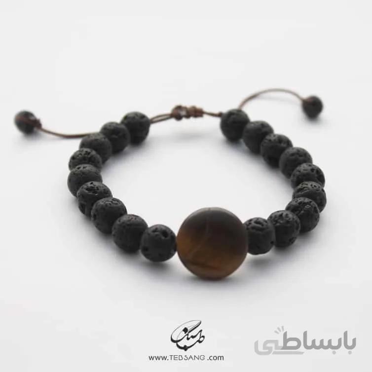 دستبند زنانه سنگ چشم ببر