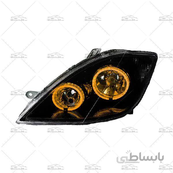 چراغ جلو اسپرت تیبا طرح سه بعدی زرد ا Yellow 3D Front Light For Tiba Headlights