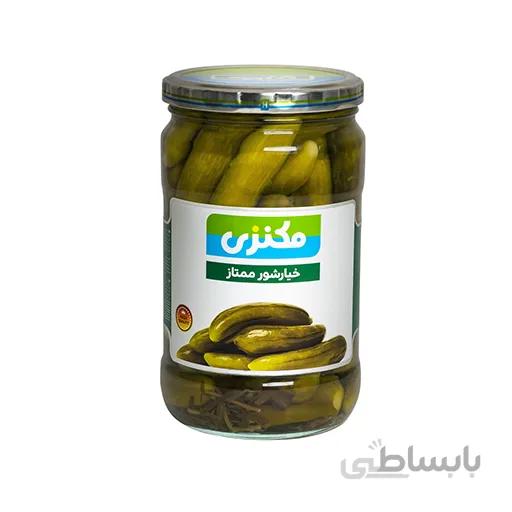 خیار شور ممتاز 680 گرم مکنزی باکس 12 عددی