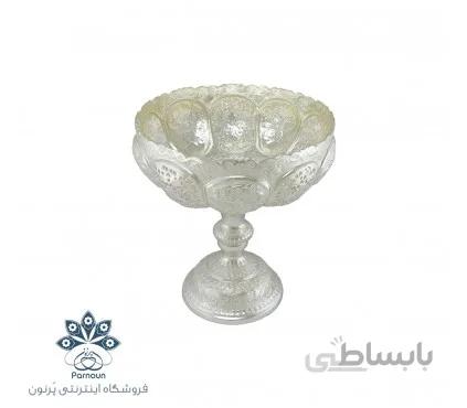 میوه خوری قلمزنی طرح نقره 23 سانتیمتری