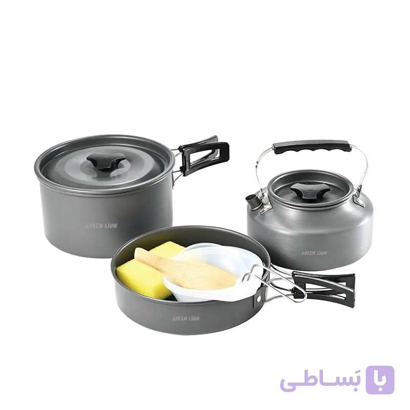 مجموعه ظروف سفری گرین لاین مدل GN7N1COOKBK — تصویر 1