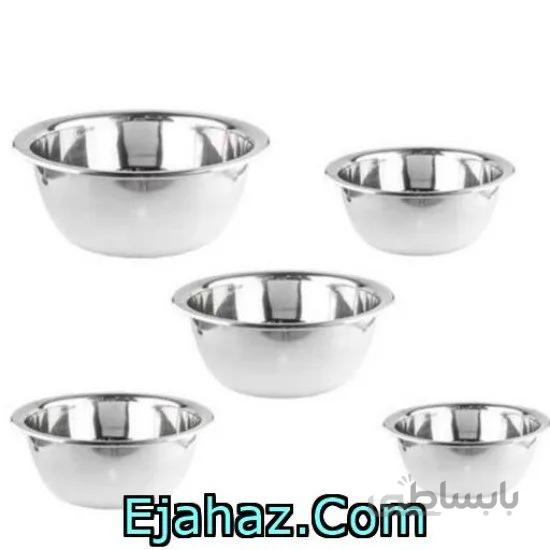 لگن استیل یونیک 5 پارچه سایز 20 تا 36