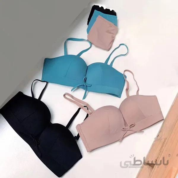 ست شورت سوتین مجلسی اسفنجی 6955