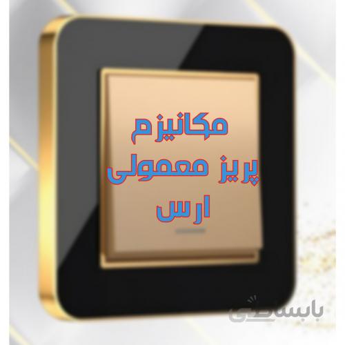 مکانیزم پریز معمولی مدل ارس مشکی طلایی