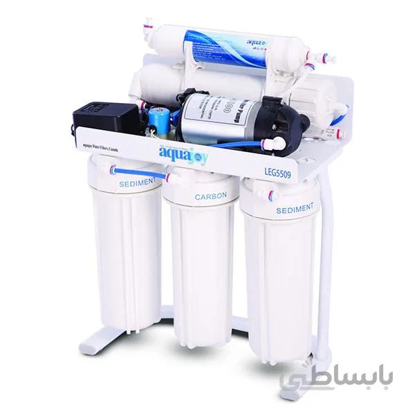 AQUAJOY WATER REFINERY AQUA SPRING ا تصفیه آب پنج مرحله ای آکواجوی مدل AQUA SPRING