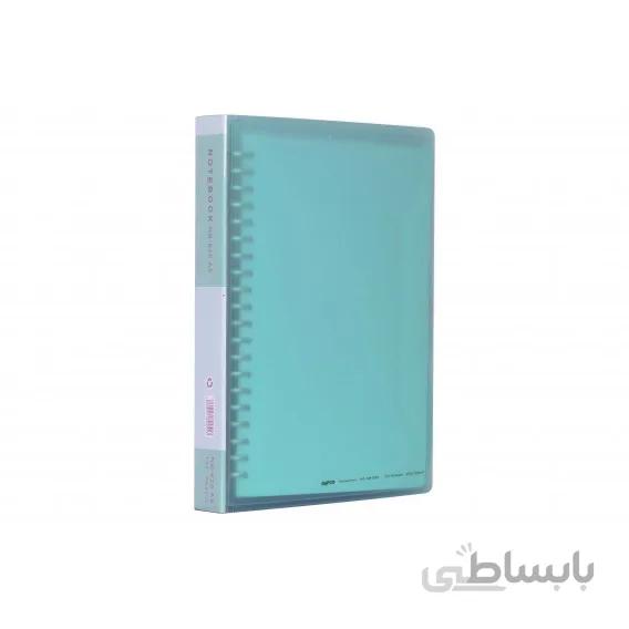 دفتر کلاسوری قفل فلزی جلد شفاف کد A5-626