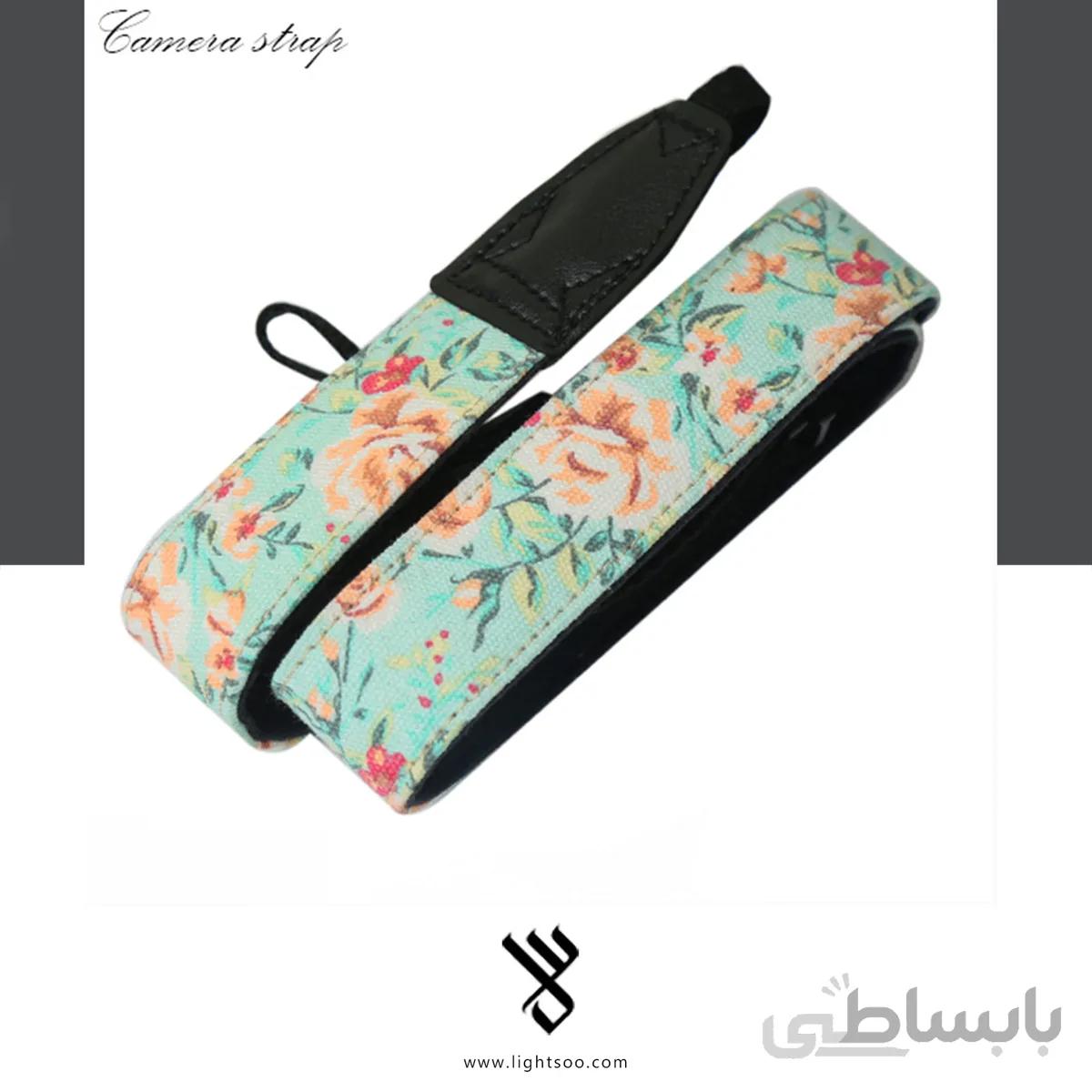 بند دوربین عکاسی طرح گلدار (۰۰۵)