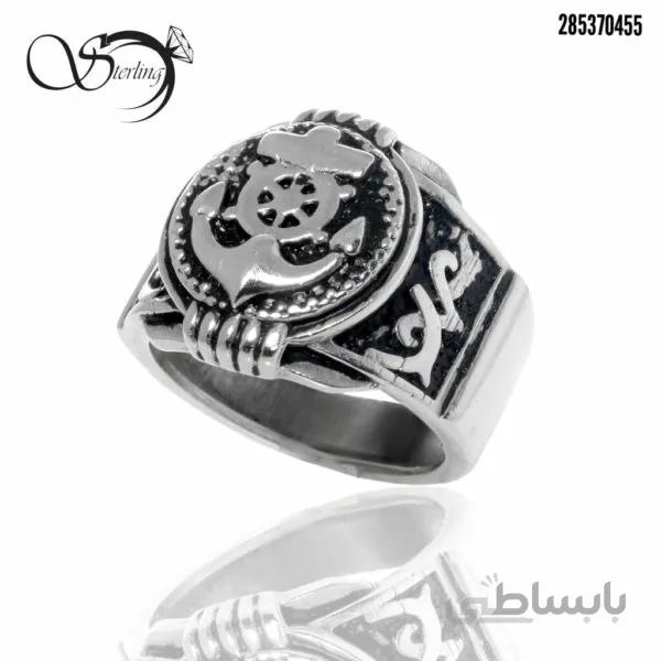 انگشتر لنگر نقره مردانه کد:۲۶۰۰