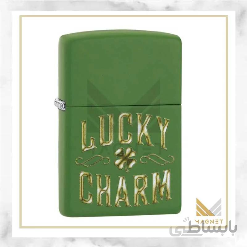 فندک زیپو کد 49138-228 LUCKY CHARM DESIGN