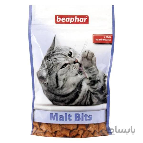 تشویقی مالت بیفار گربه Beaphar malt bits وزن 35 گرم