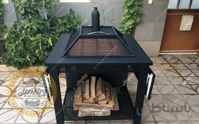 آتشدان هیزم سوز تیپ سه