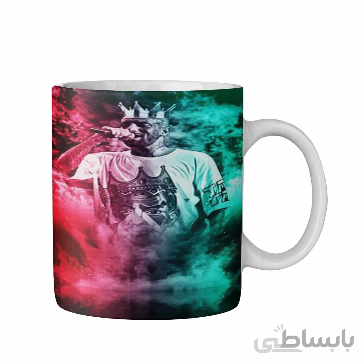 ماگ طرح خواننده تتلو Tataloo کد 284753