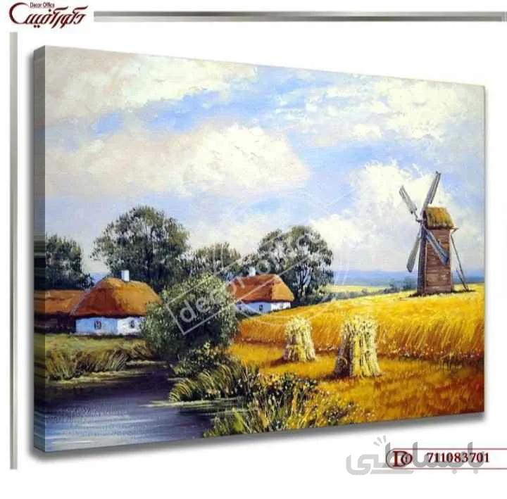 تابلو دکوراتیو منظره 3701 ا Landscape decorative painting 3701