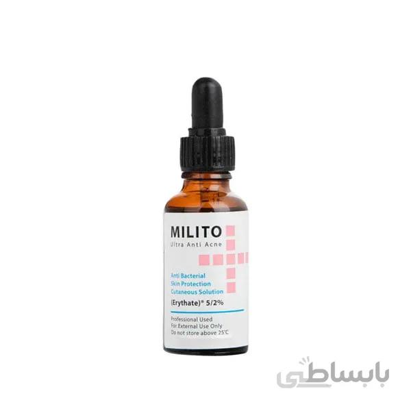 لوسیون ضد جوش میلیتو حجم 30 میلی لیتر ا Milito Ultra Anti Acne Lotion 30 ml