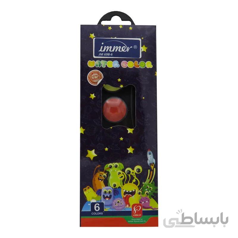 آبرنگ 6 رنگ ایمر کد JM-698-6