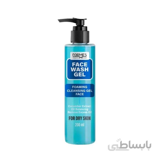 ژل شستشوی صورت فورمس مدل dry skin
