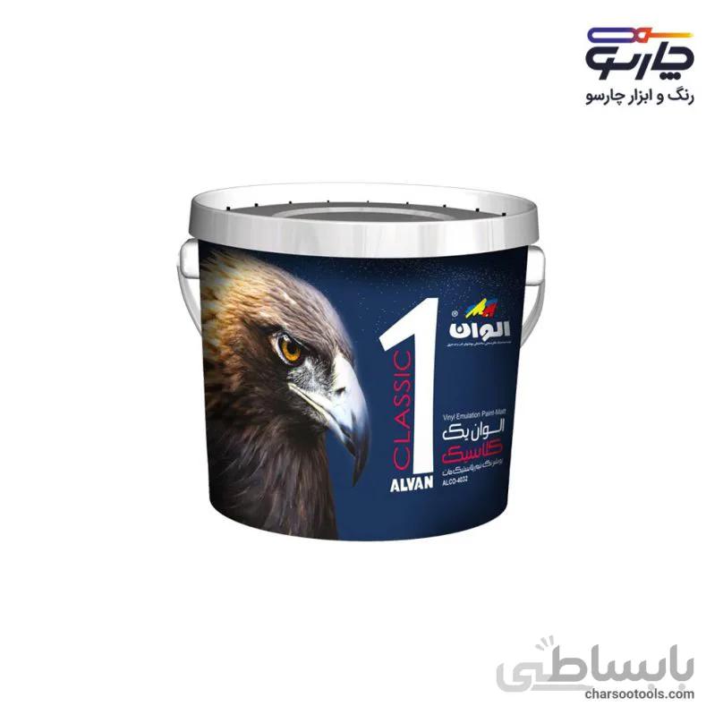 رنگ نیم پلاستیک درجه1 کلاسیک الوان 12کیلویی