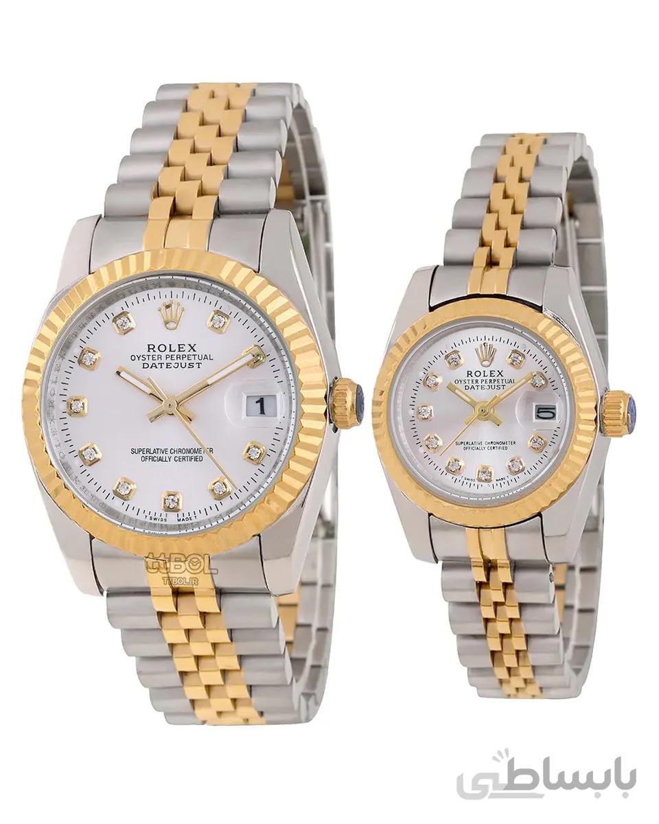 ساعت مچی ست رولکس ROLEX DATE JUST S/G