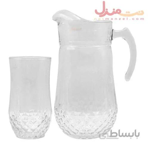 ست پارچ و لیوان کریستال نوری تازه سری اپرا