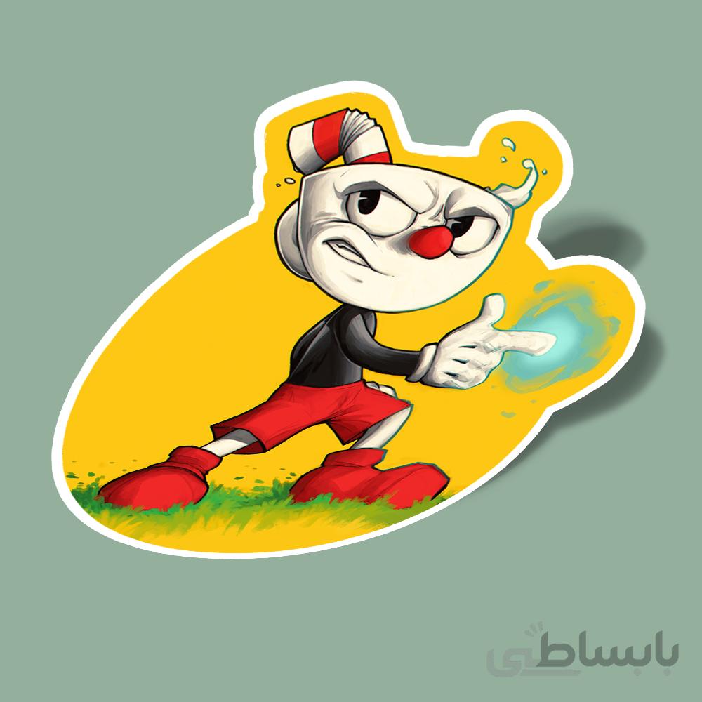 استیکر CupHead