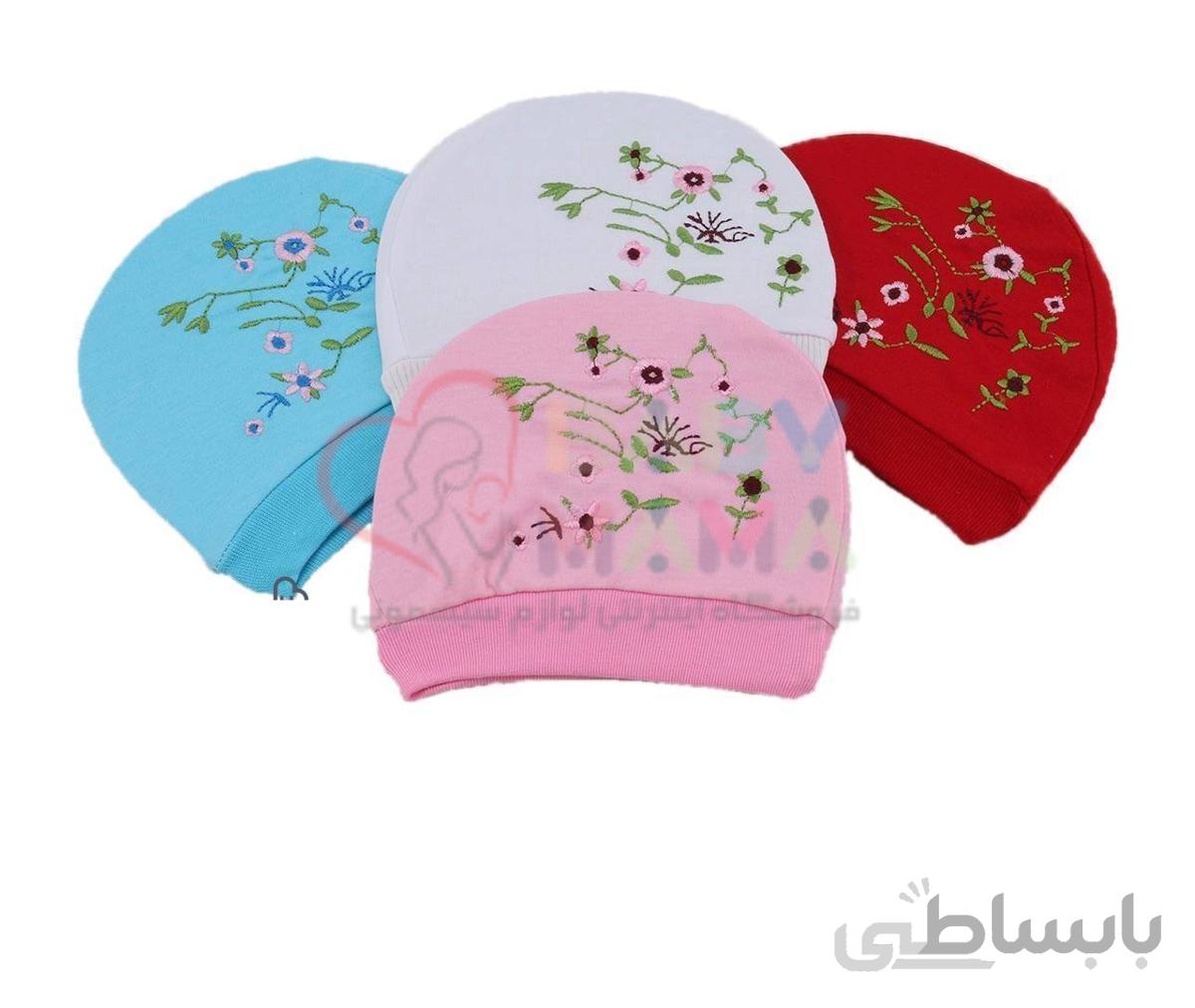 کلاه گرد em baby مدل گل