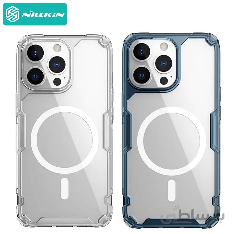 قاب نیلکین آیفون 13 پرومکس قابلیت شارژر با مگ سیف Nillkin TPU Pro Magnetic Case iPhone 13 Pro Max