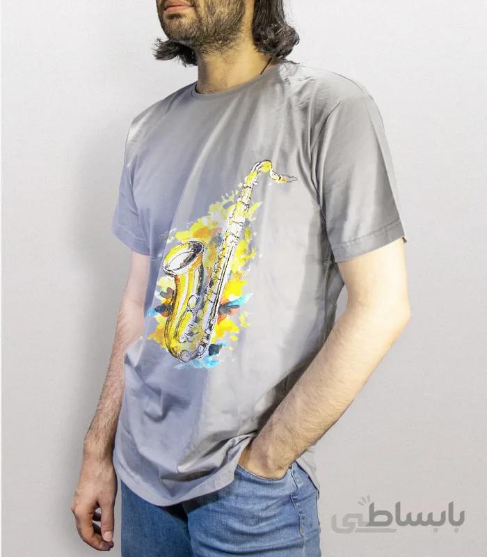 تی شرت طرح جاز