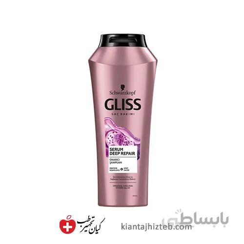 شامپو احیاء کننده GLISS مدل SERUM DEEP REPAIR حاوی 500 میل
