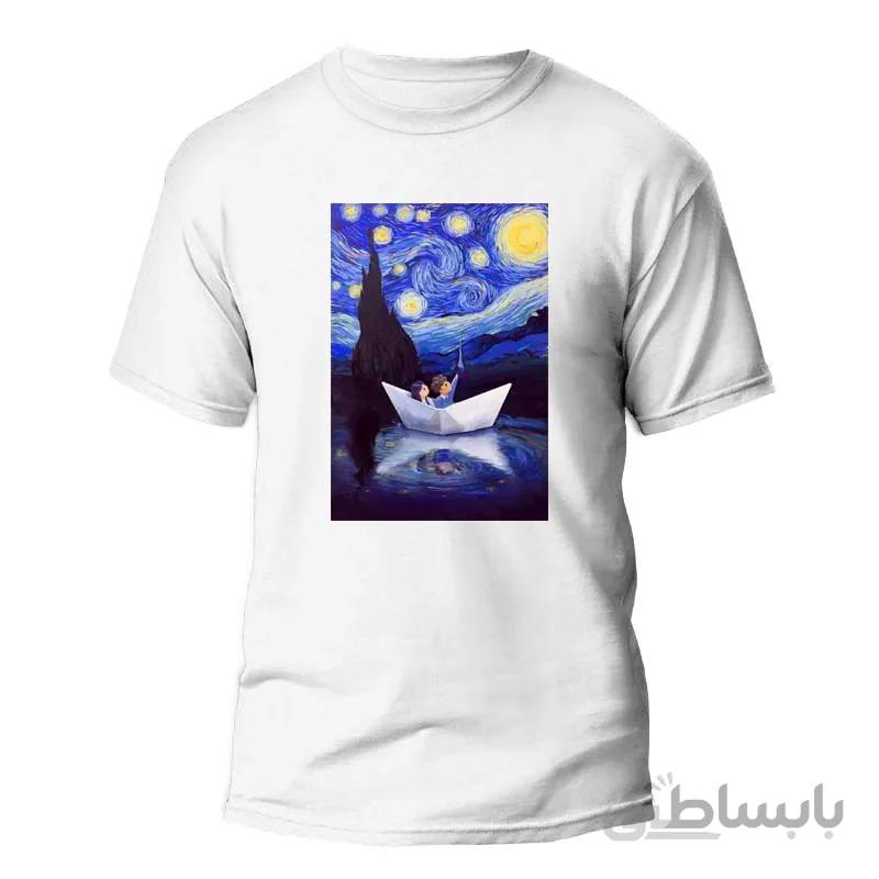 تیشرت طرح starry sky