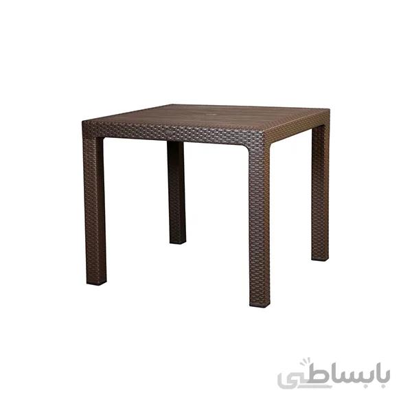 میز مربع حصیر بافت ناصر پلاستیک کد 323