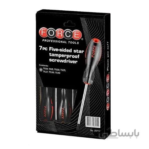 سری پیچ گوشتی 5 پر سوراخ دار فورس – FORCE مدل 20717