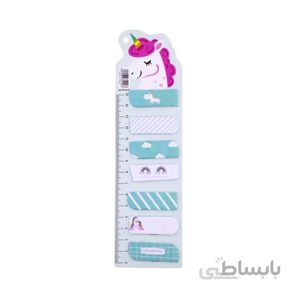 استیک نوت طرح یونیکورن سبز