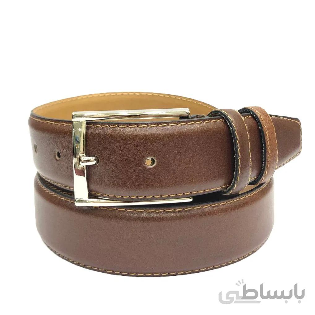 کمربند چرم مون مدل classic meli