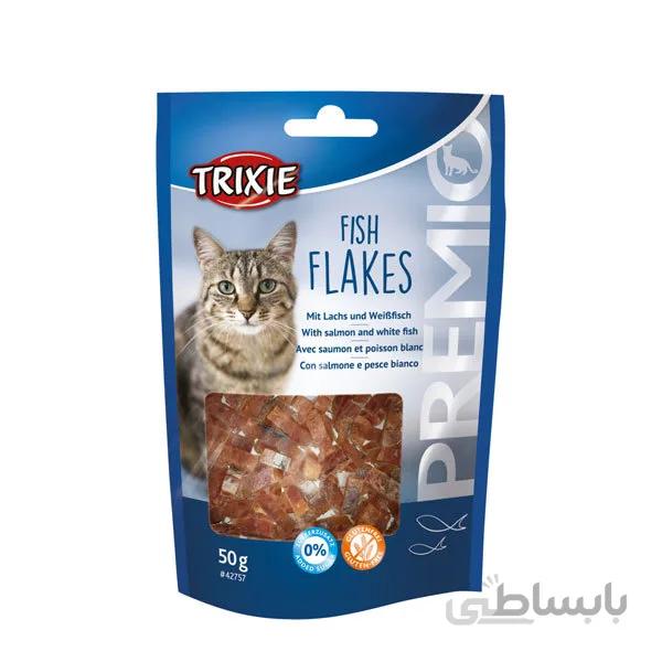تشویقی گربه با دانه ماهی تریکسی – Trixie Fish Flakes