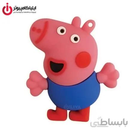 فلش مموری عروسکی کینگ فست مدل PG-11 طرح PIG ظرفیت 32 گیگابایت