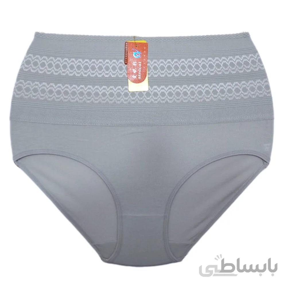 شورت گنی کش طرح دار زنانه