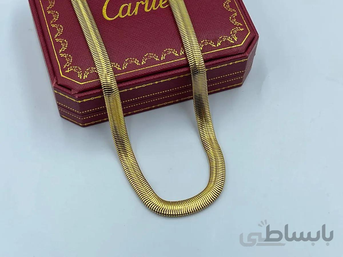 گردنبند ماری هشت میل طلایی