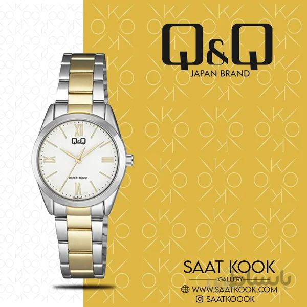 ساعت مچی زنانه کیو اند کیو کد QB43-407 ا QB43-407