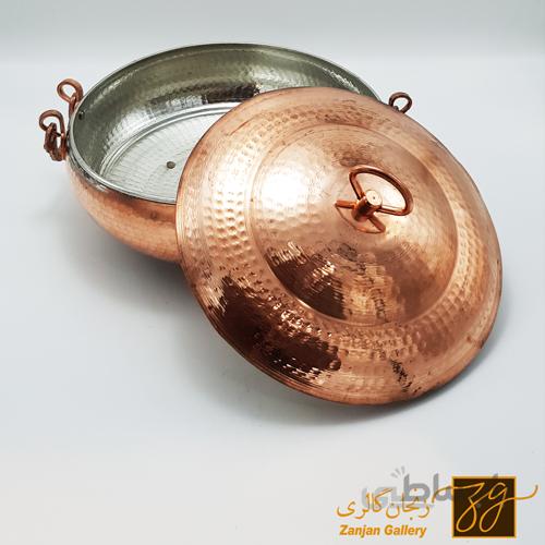 سوپ خوری مسی پایه دار متوسط