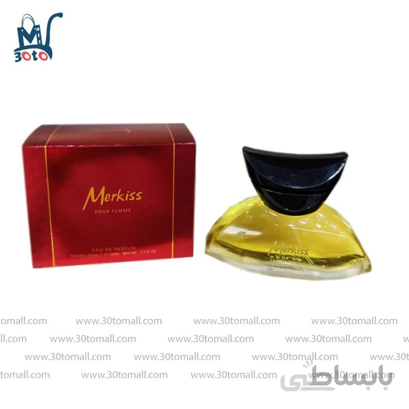 ادوپرفیوم زنانه aromasq مدل merkiss حجم 100 میل