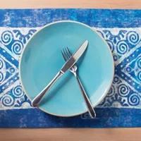 زیر بشقابی پارچه ای کد PL6-01
