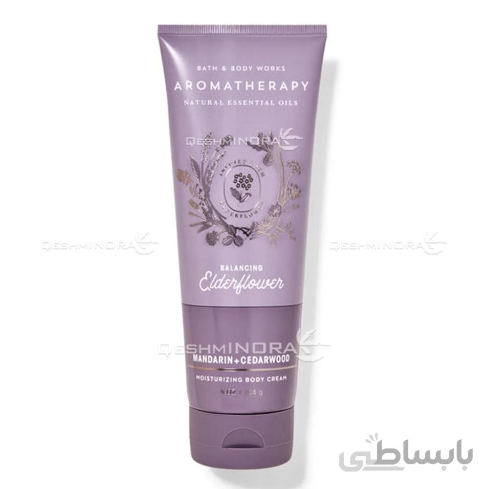 کرم بدن اروماتراپی ماندارین Aromatherapy Balancing Elder Flower